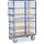 fetra Etagenwagen 8582-3DE blau 73,0 cm³ x 116,9 cm x 180,0 cm
