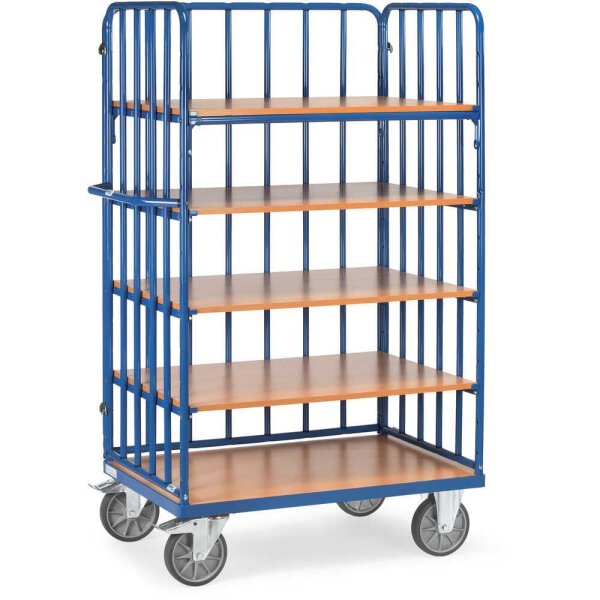 fetra Etagenwagen 8351-1 blau 63,0 x 116,9 x 180,0 cm