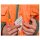 elysee® unisex Warnjacke Winter NIKLAS orange, grau Größe S
