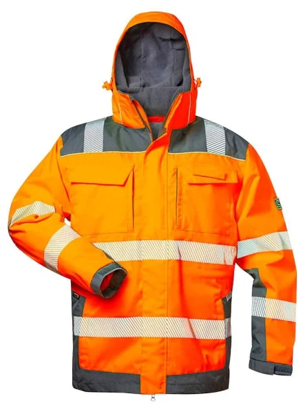 elysee® unisex Warnjacke Winter NIKLAS orange, grau...