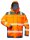 elysee® unisex Warnjacke Winter NIKLAS orange, grau Größe M