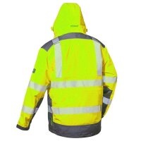 elysee® unisex Warnjacke Winter RUFUS gelb, grau Größe 2XL