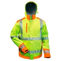 elysee® unisex Warnjacke RICKMER gelb, orange Größe S