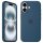 Apple Silikon Case mit MagSafe Handy-Cover für Apple iPhone 16 denim