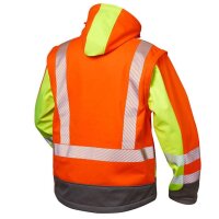 elysee® unisex Warnjacke ATANAS orange, gelb...