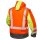 elysee® unisex Warnjacke ATANAS orange, gelb Größe S