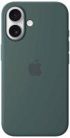 Apple Silikon Case mit MagSafe Handy-Cover für Apple iPhone 16 seegrün