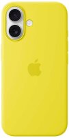 Apple Silikon Case mit MagSafe Handy-Cover für Apple iPhone 16 sternfrucht