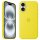 Apple Silikon Case mit MagSafe Handy-Cover für Apple iPhone 16 sternfrucht