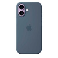 Apple Silikon Case mit MagSafe Handy-Cover für Apple iPhone 17 maritimblau