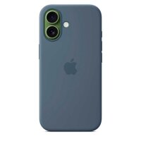 Apple Silikon Case mit MagSafe Handy-Cover für Apple iPhone 17 maritimblau