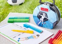 FABER-CASTELL Connector Fußballkoffer Filzstifte farbsortiert, 1 St.
