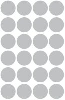 AVERY Zweckform Klebepunkte grau Ø 18,0 mm, 96 St.