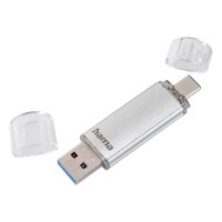 hama USB-Stick C-Laeta silber 64 GB, 1 St.