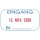 COLOP Datumstempel mit Text "Eingang" Green Line Printer 260/L selbstfärbend bla