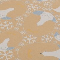 SIGEL Geschenkpapier Polar Bear Eisbär mehrfarbig, 5,0 m