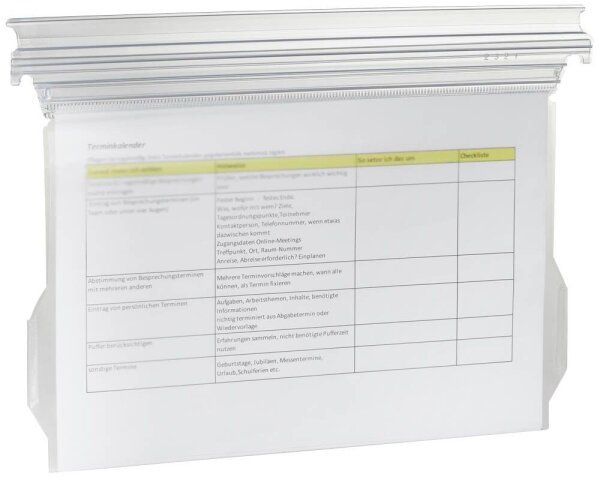 EICHNER Terminmappe VISIMAP transparent, 1 St.
