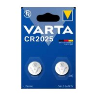 VARTA Knopfzellen CR2025 Lithium 3,0 V, 2 St.