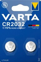 VARTA Knopfzellen CR2032 Lithium 3,0 V, 2 St.