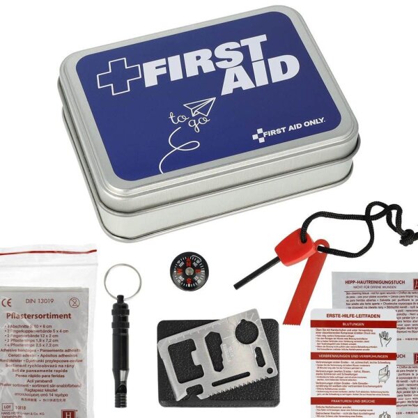FIRST AID ONLY® Erste-Hilfe-Tasche to go blau