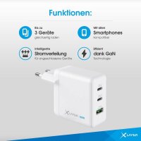 XLAYER Powercharger 65W Ladeadapter weiß, 65 Watt