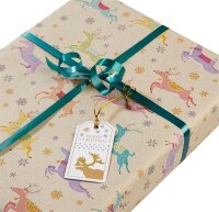 HERMA Geschenkanhänger weiß/silber/gold Merry...