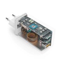 hama Mini Ladeadapter weiß, 100 Watt