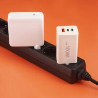 hama Mini Ladeadapter weiß, 100 Watt