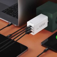 hama Mini Ladeadapter weiß, 100 Watt