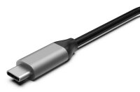 hama USB-Hub 4-fach grau