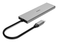 hama USB-Hub 4-fach grau
