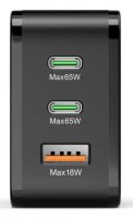 hama Ladeadapter schwarz, 65 Watt
