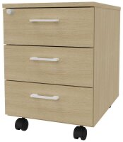Quadrifoglio Rollcontainer eiche 4 Auszüge 42,0 x...