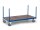 Rollcart Plattenwagen 02-1242 blau 208,0 x 88,0 x 30,5 cm
