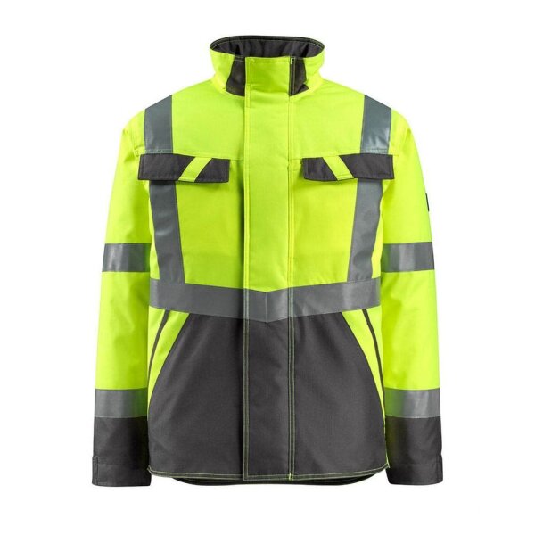 MASCOT® unisex Warnjacke Penrith  warngelb, anthrazit Größe 4XL