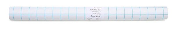 HERMA Bucheinbandfolie selbstklebend Selbstklebefolie transparent 40,0 cm x 5,0 m