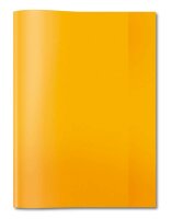 HERMA Heftumschlag transparent orange Kunststoff DIN A4