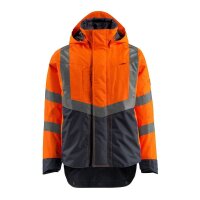 MASCOT® unisex Warnjacke Harlow orange, schwarzblau...