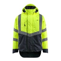 MASCOT® unisex Warnjacke Harlow gelb, schwarzblau...