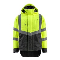 MASCOT® unisex Warnjacke Harlow gelb, schwarz...