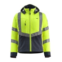 MASCOT® unisex Warnjacke Blackpool gelb, schwarzblau...