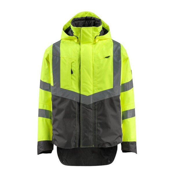 MASCOT® unisex Warnjacke Harlow gelb, anthrazit Größe 4XL