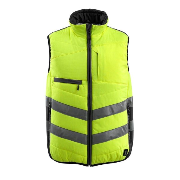MASCOT® unisex Warnweste Grimsby  gelb, schwarz Größe M