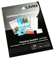 LMG Laminierfolien glänzend für A4 150 micron,...