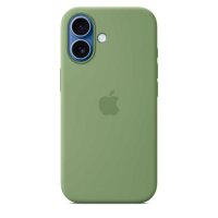 Apple Silikon Case mit MagSafe Handy-Cover für Apple iPhone 17 hellmoosgrün