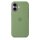 Apple Silikon Case mit MagSafe Handy-Cover für Apple iPhone 17 hellmoosgrün