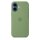 Apple Silikon Case mit MagSafe Handy-Cover für Apple iPhone 17 hellmoosgrün