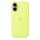 Apple Silikon Case mit MagSafe Handy-Cover für Apple iPhone 17 neongelb