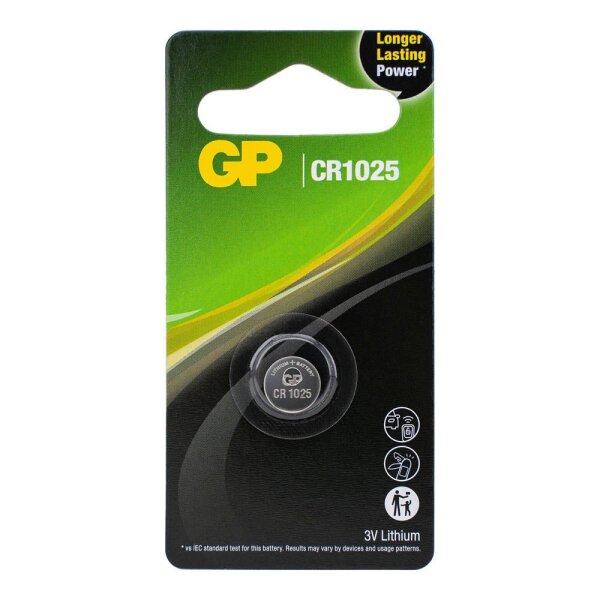 GP Knopfzelle CR21025 Lithium 3,0 V, 1 St.
