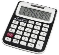 MediaRange MROS190 Taschenrechner schwarz/weiß